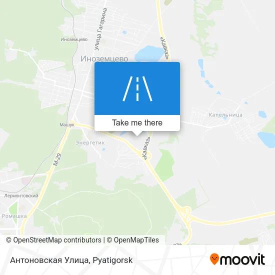 Антоновская Улица map