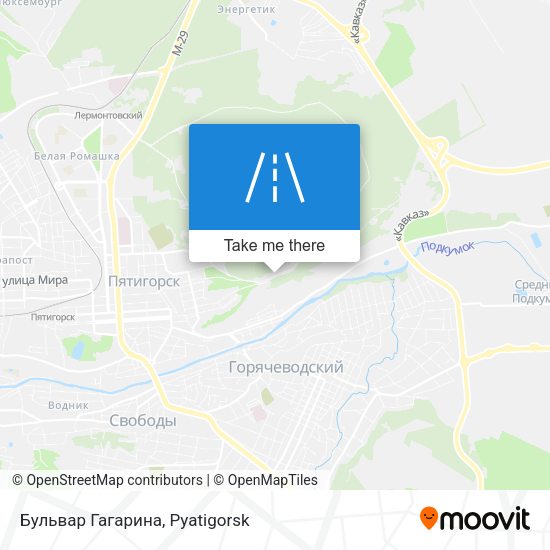 Бульвар Гагарина map