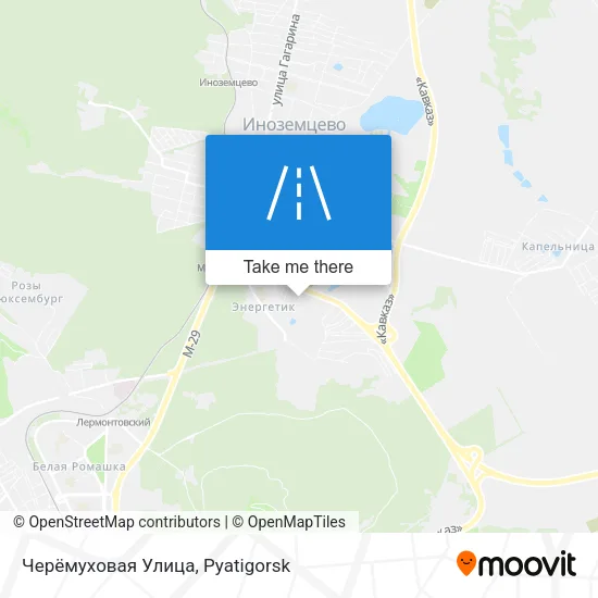 Черёмуховая Улица map