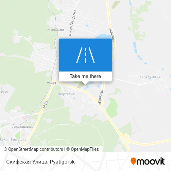 Скифская Улица map