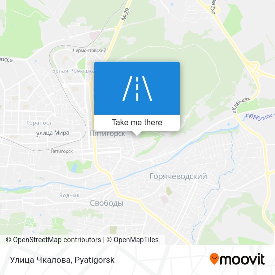 Улица Чкалова map