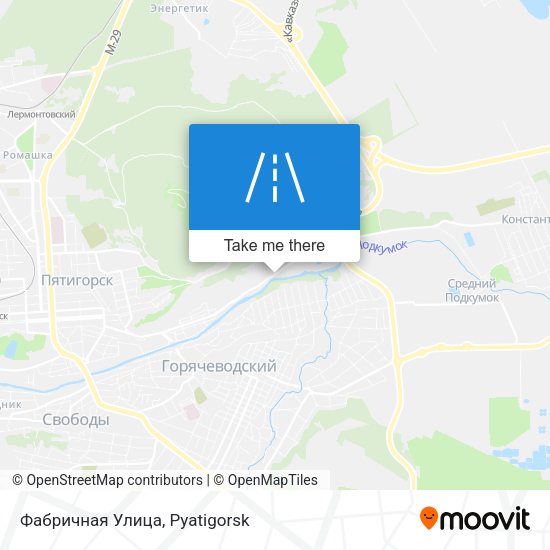 Фабричная Улица map