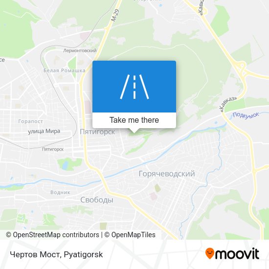 Чертов Мост map