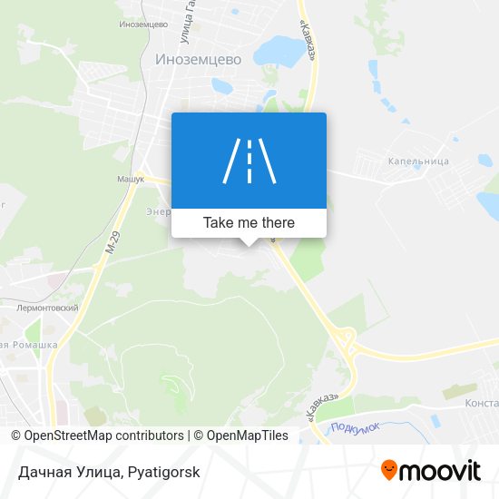 Дачная Улица map