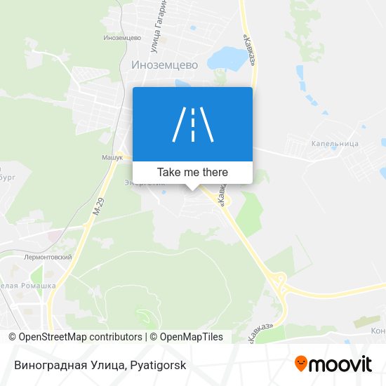 Виноградная Улица map