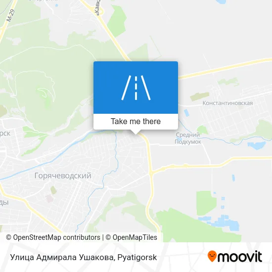 Улица Адмирала Ушакова map