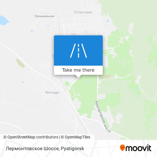 Лермонтовское Шоссе map