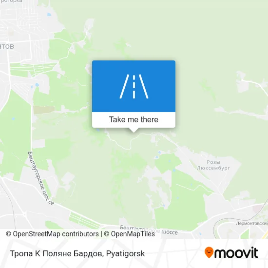 Тропа К Поляне Бардов map