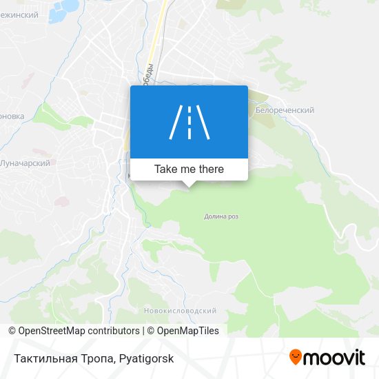Тактильная Тропа map