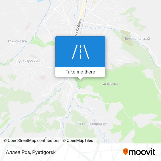 Аллея Роз map