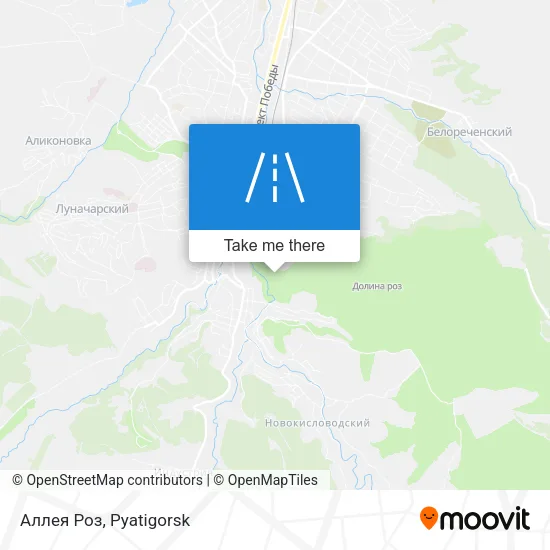 Аллея Роз map