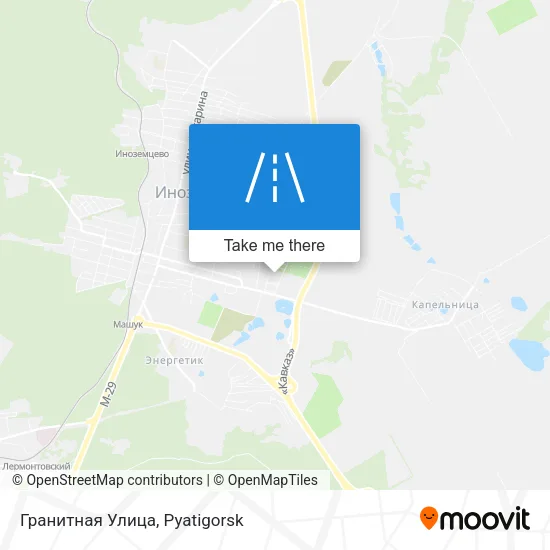 Гранитная Улица map