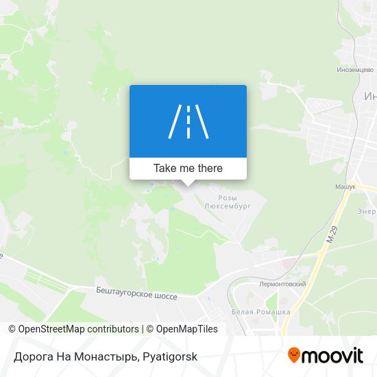 Дорога На Монастырь map