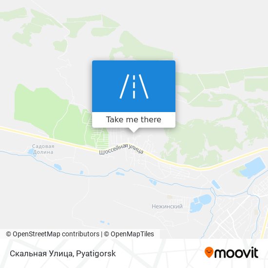 Скальная Улица map