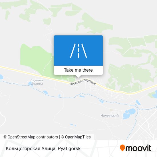 Кольцегорская Улица map