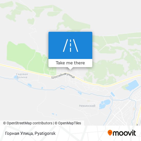 Горная Улица map