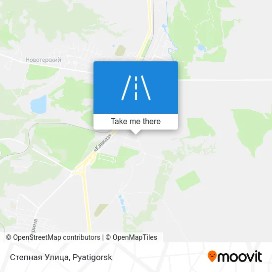 Степная Улица map