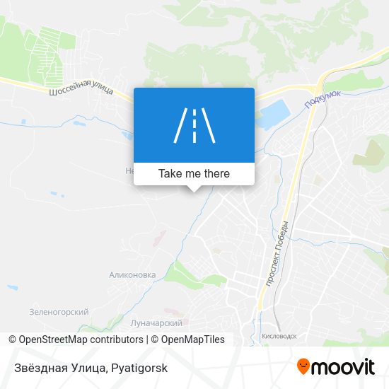 Звёздная Улица map