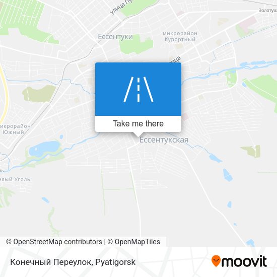 Конечный Переулок map
