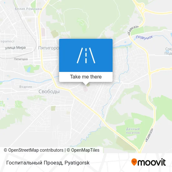 Госпитальный Проезд map