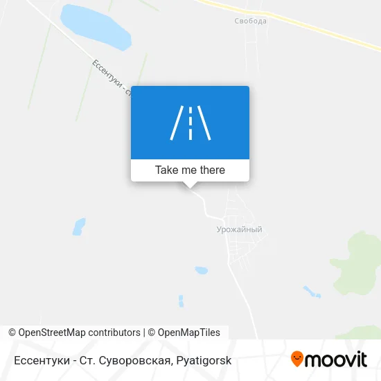 Ессентуки - Ст. Суворовская map