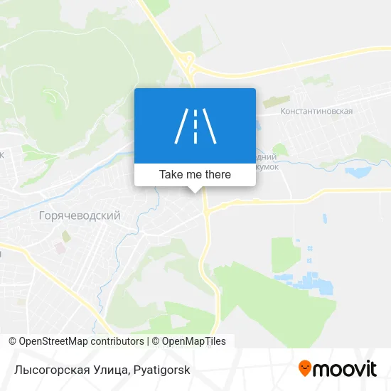 Лысогорская Улица map