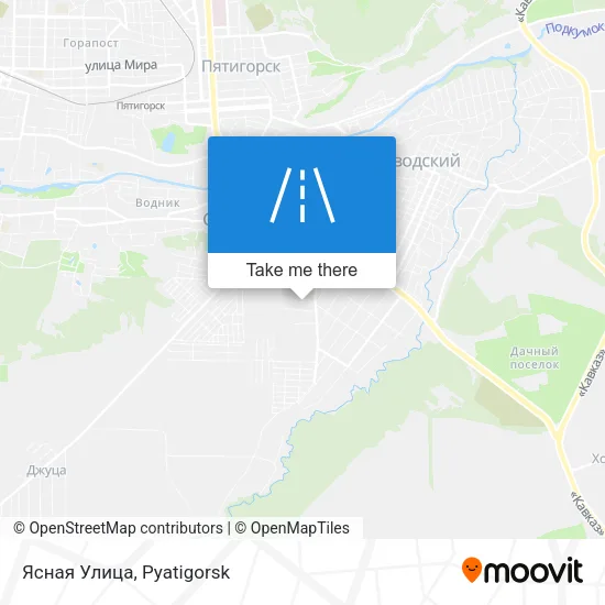 Ясная Улица map