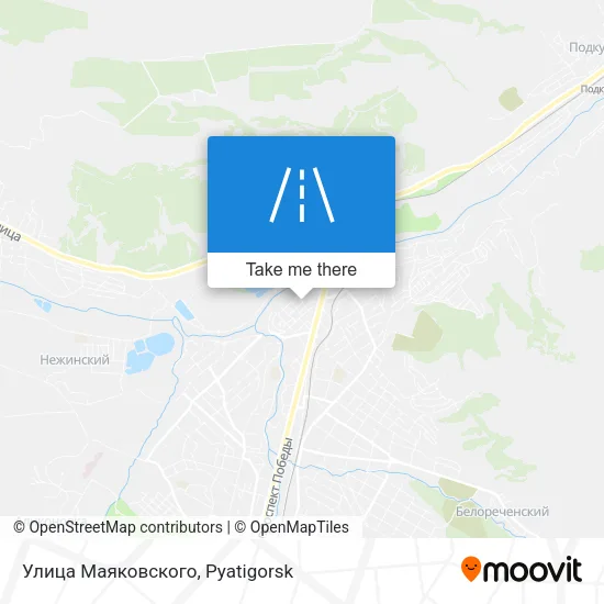 Улица Маяковского map
