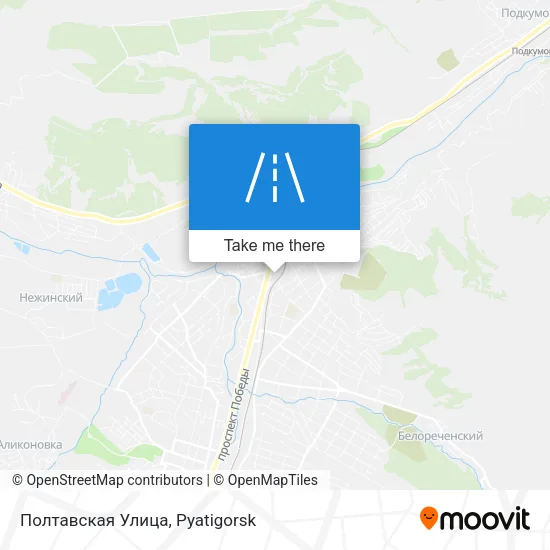Полтавская Улица map