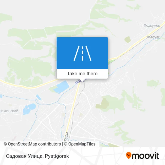 Садовая Улица map