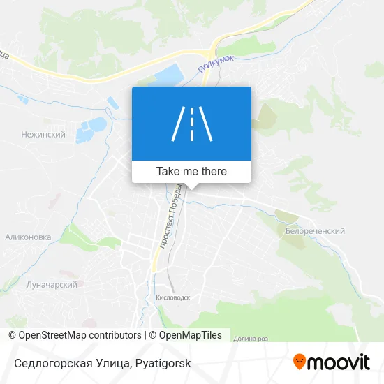 Седлогорская Улица map