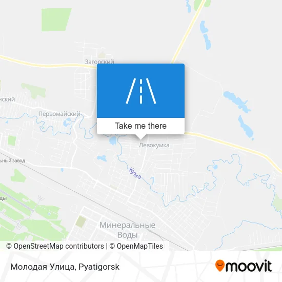 Молодая Улица map
