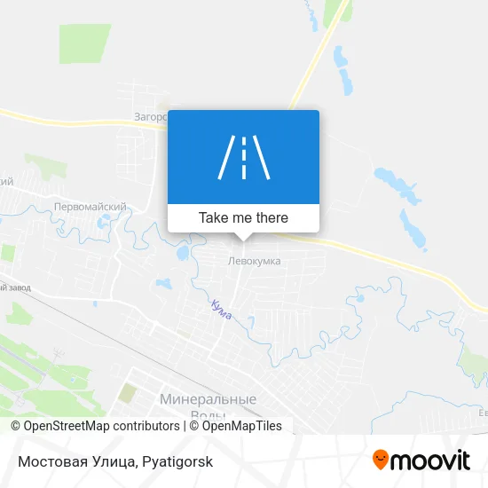 Мостовая Улица map