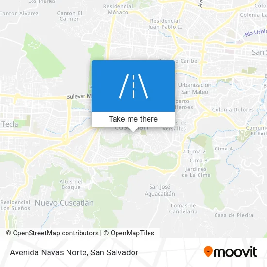 Avenida Navas Norte map