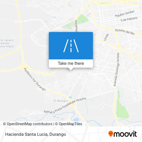 Mapa de Hacienda Santa Lucia