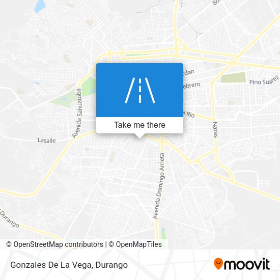 Mapa de Gonzales De La Vega