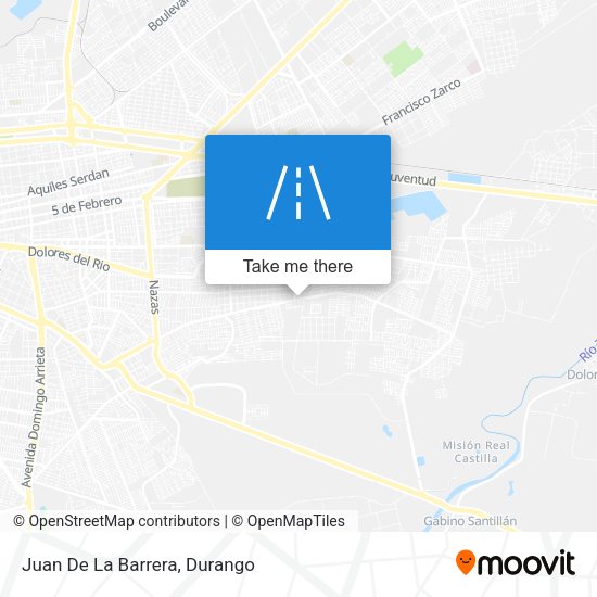Mapa de Juan De La Barrera