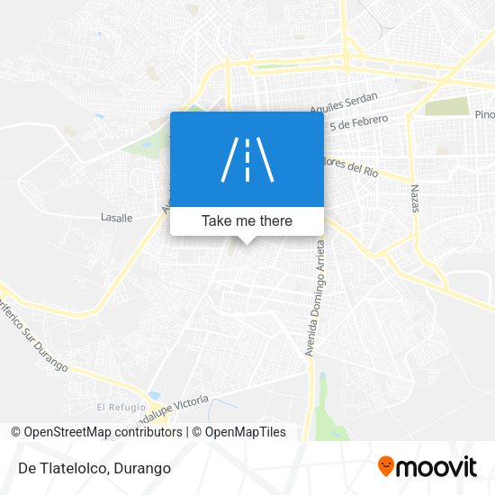 Mapa de De Tlatelolco
