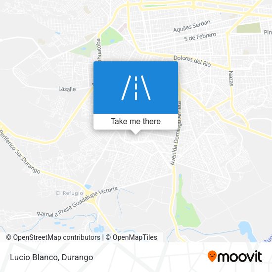 Mapa de Lucio Blanco