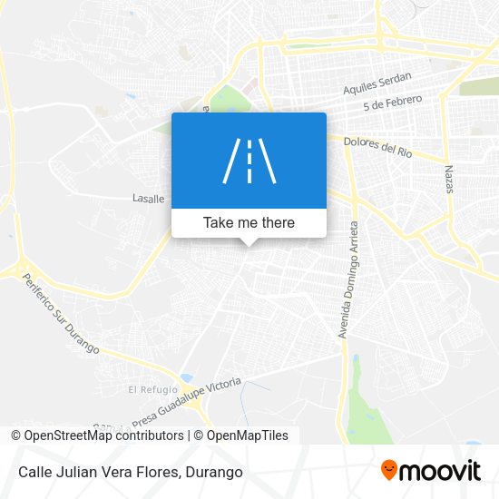 Mapa de Calle Julian Vera Flores