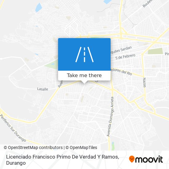 Mapa de Licenciado Francisco Primo De Verdad Y Ramos