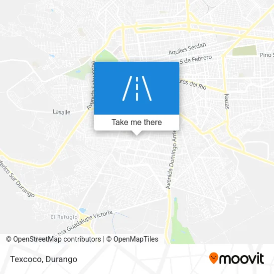Texcoco map