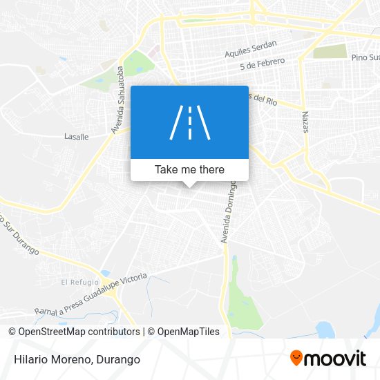 Mapa de Hilario Moreno
