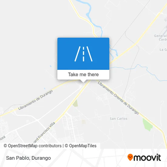 San Pablo map