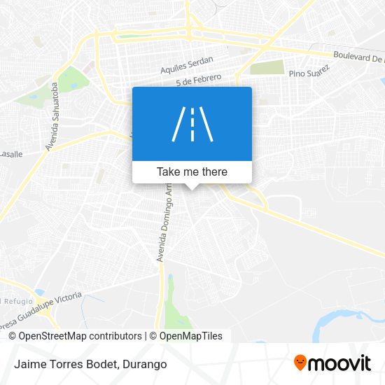 Mapa de Jaime Torres Bodet