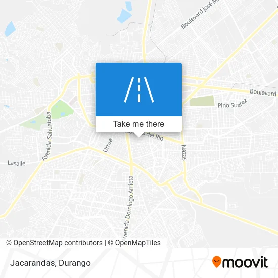 Jacarandas map