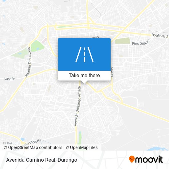 Mapa de Avenida Camino Real
