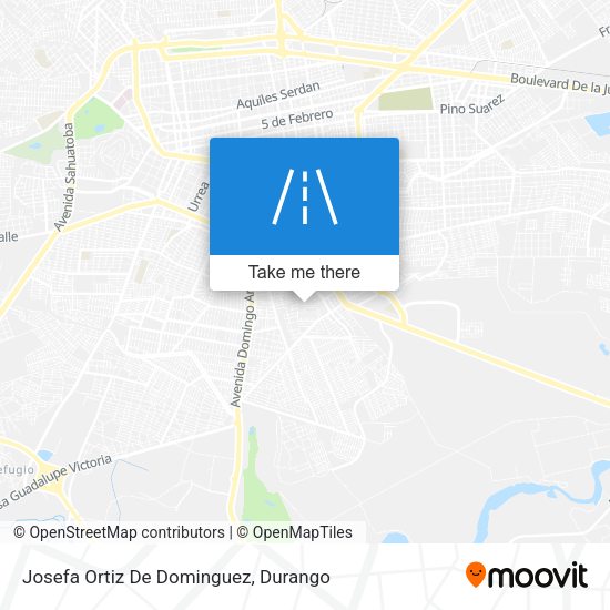 Josefa Ortiz De Dominguez map