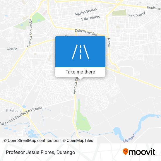 Mapa de Profesor Jesus Flores