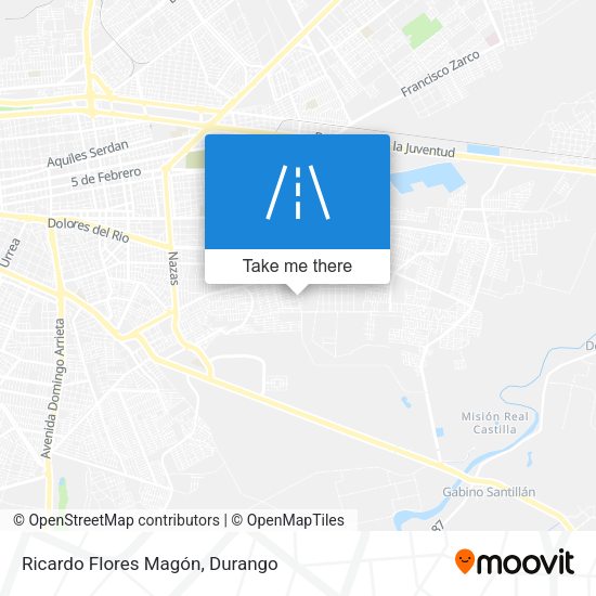 Ricardo Flores Magón map